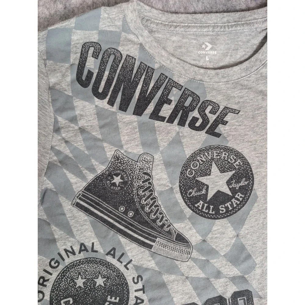 Converse | Converse | Grey | Youth/Teen‎ | Graphic T-Shirt | L